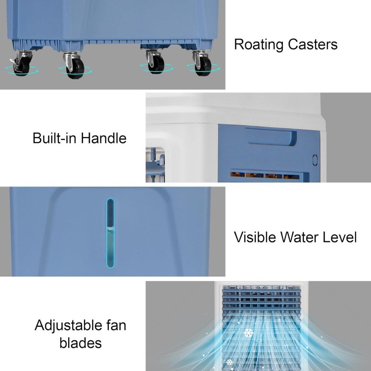 Large Water Tank:It offers two methods for adding water