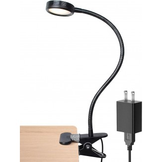 Clip On Light/Reading Light/Book Light Color For Desk, Bed Headboard