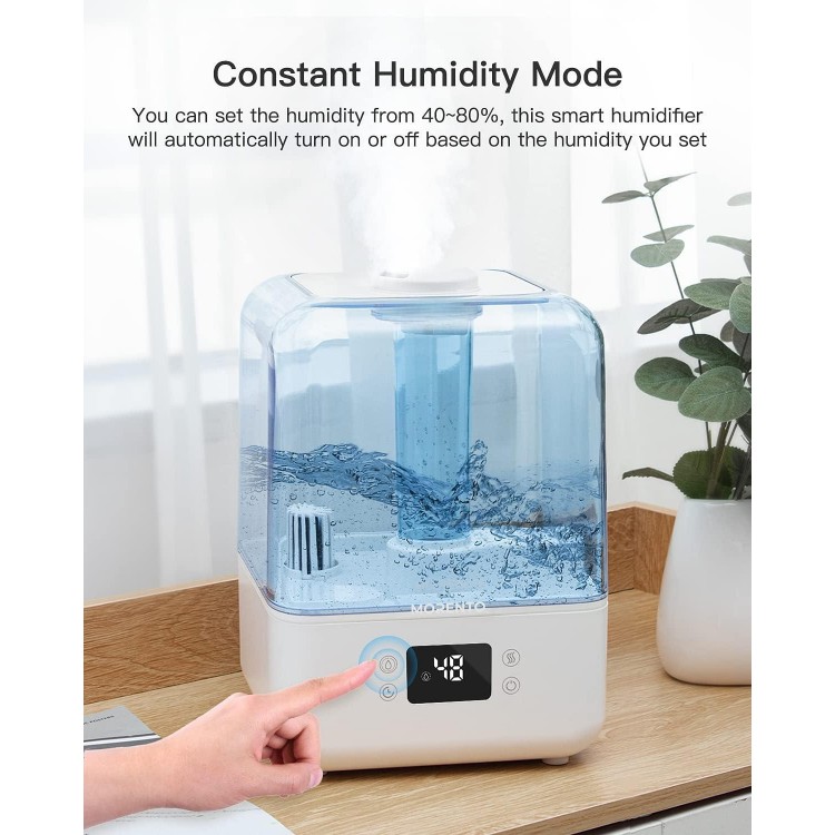 MORENTO Humidifiers for Bedroom, Top Fill Humidifiers for Large Room