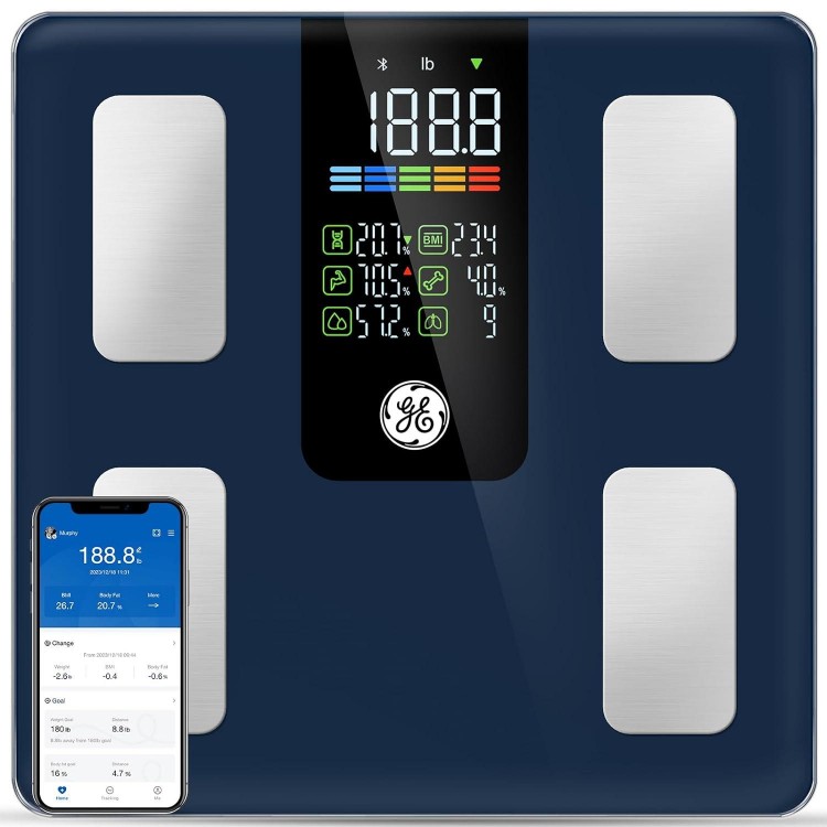 GE Scale For Body Weight Smart: Digital Bathroom Body Fat Scales