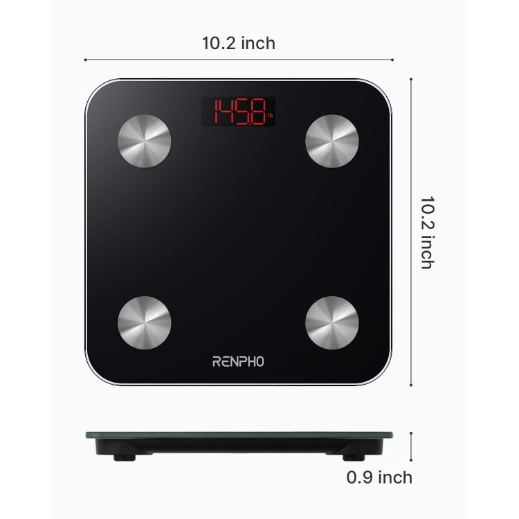 RENPHO Scale For Body Weight,Digital Weighing Elis Scales With Body Fat