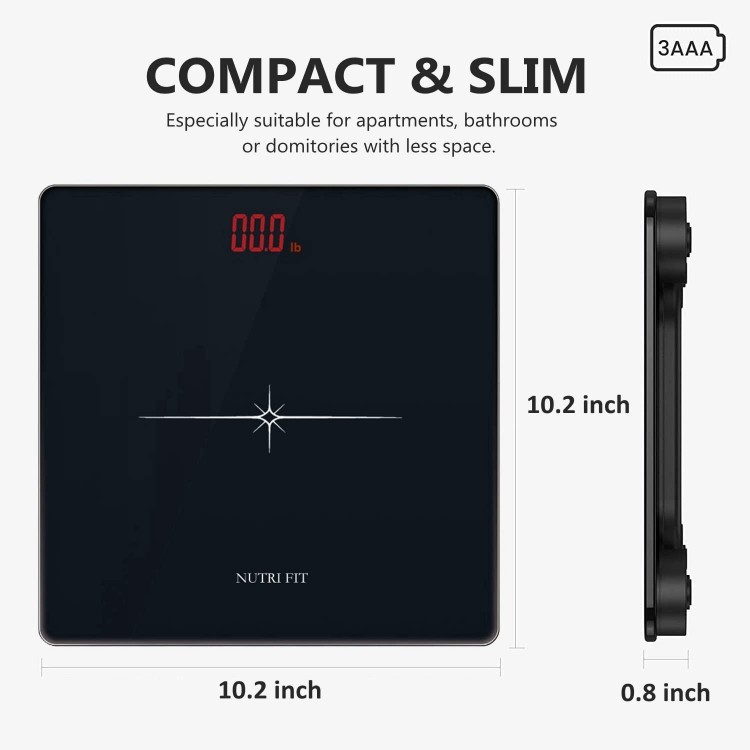 Digital Scale For Body Weight, Precision Bathroom Weighing Scale