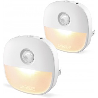 Night Lights Plug Into Wall, Dimmable LED Motion Sensor Night Light