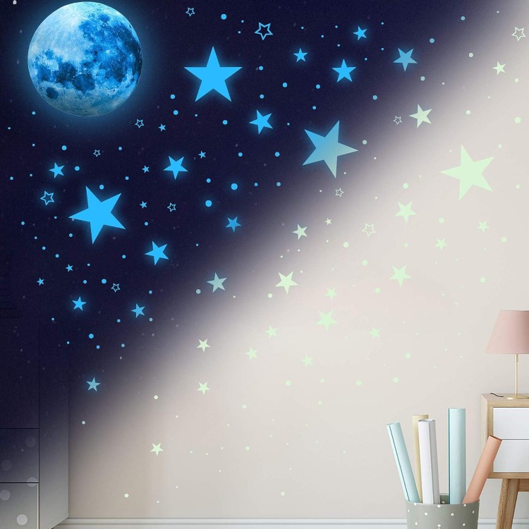 1008Pcs Glow In The Dark Stars, For Kids Boys Bedroom Living Room