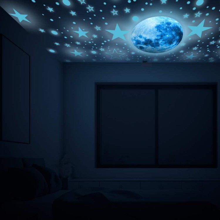 1008Pcs Glow In The Dark Stars, For Kids Boys Bedroom Living Room