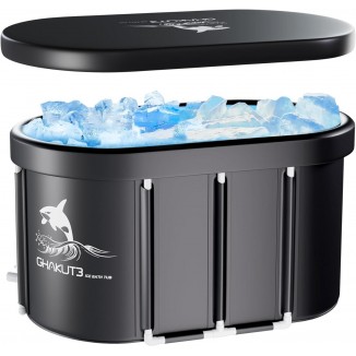 Ice Bath Tub For Athletes With Cover Capacity Portable Cold Plunge Tub