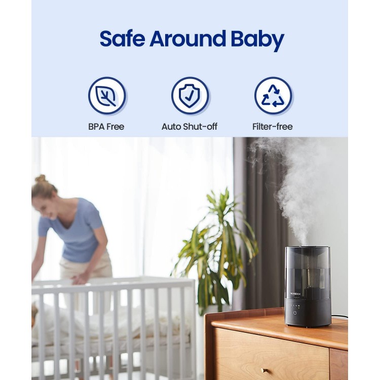 Humidifiers for Bedroom, Humidifier for Home Plant and Baby Nursery