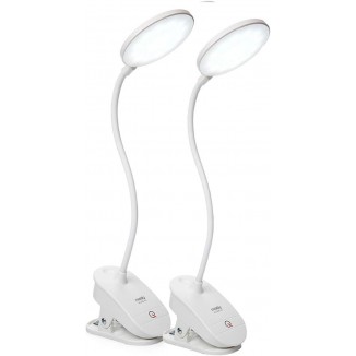 Clip on Lamp,Battery Powered Reading Lamp,Clip on Light for Bed Clip