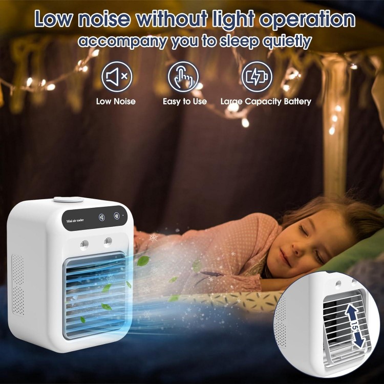 Portable Air Conditioners, 25W Rechargeable Mini Air Conditioner