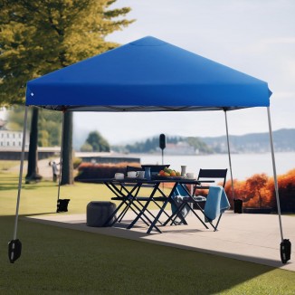11x11 ft Pop Up Canopy Tent,Easy Up Instant Outdoor Canopy with Slant Legs
