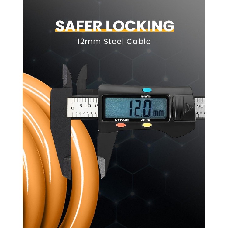 Bike Lock Cable with Combination