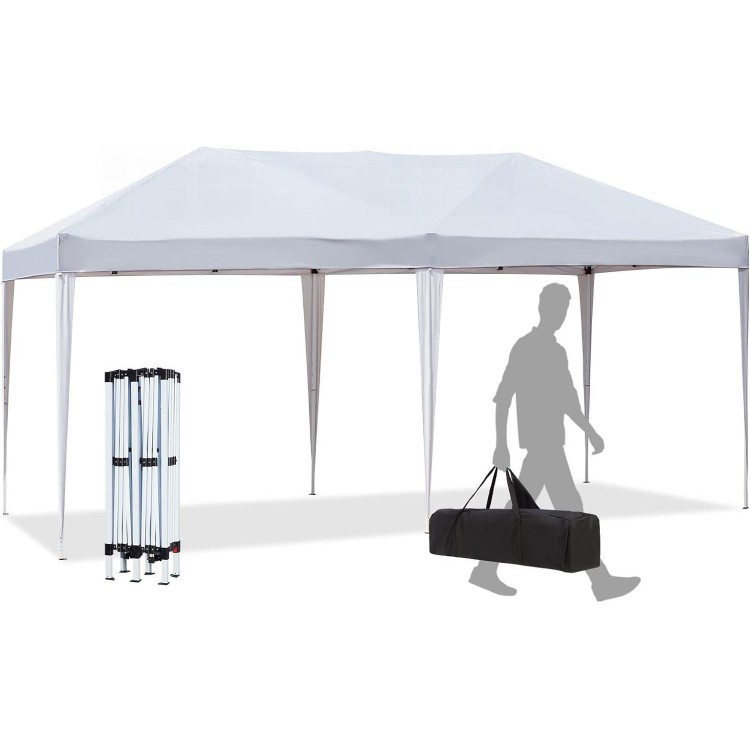 10 x20 Pop Up Canopy with Sturdy Frame,Folding Patio Canopies Height Adjustable