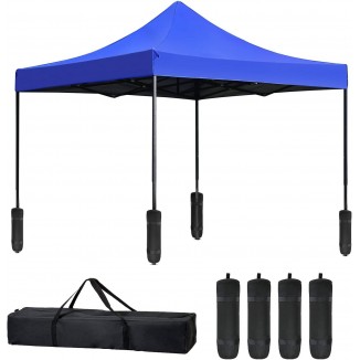 10x10 Pop Up Canopy,Outdoor Canopy Tent Camping Sun Shelter-Series Folding
