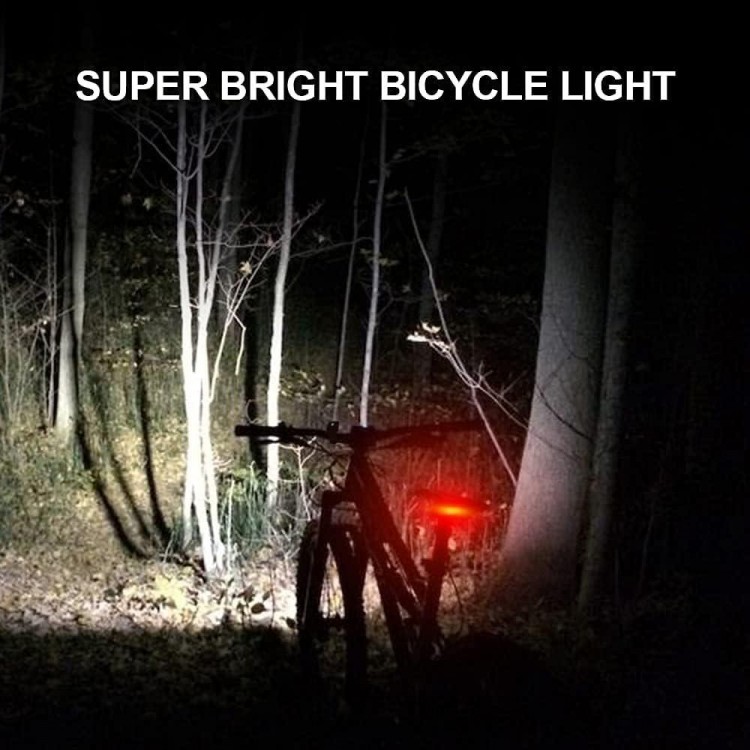 1200 Lumens Bike Lights Front and Back