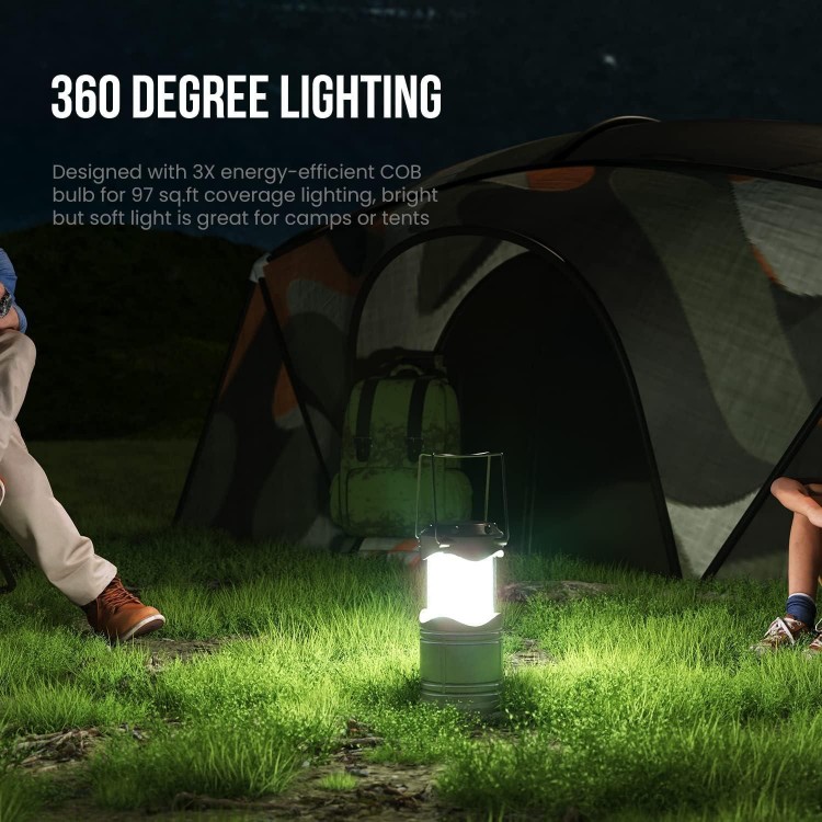 Bright Battery Powered Hanging Lanterns for Outdoor Camping Hiking