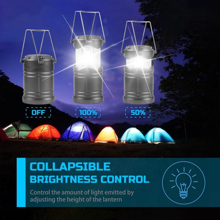 Bright Battery Powered Hanging Lanterns for Outdoor Camping Hiking