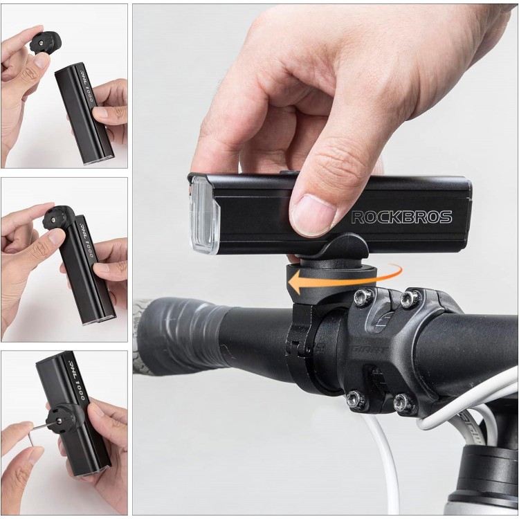 Bike Light 1000 Lumens USB Rechargeable