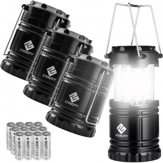 Lantern Camping, Flashlight for Power Outages, Black