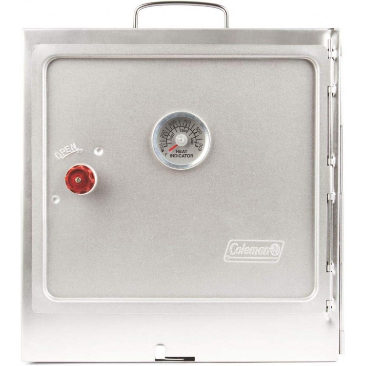 Portable Camping Oven with Thermometer & Adjustable 10 Sq