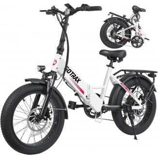 20" Folding Electric Bike with 55 Miles
