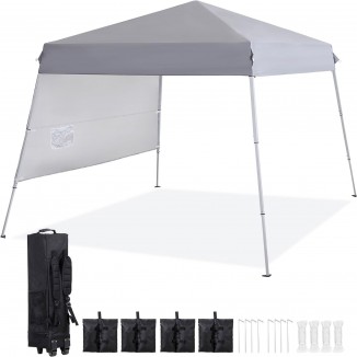 8x8 FT Pop Up Canopy Tent, Foldable Adjustable Outdoor Waterproof