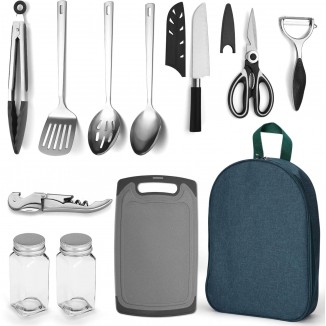 Camping Kitchen Cooking Utensil Set 10 Piece