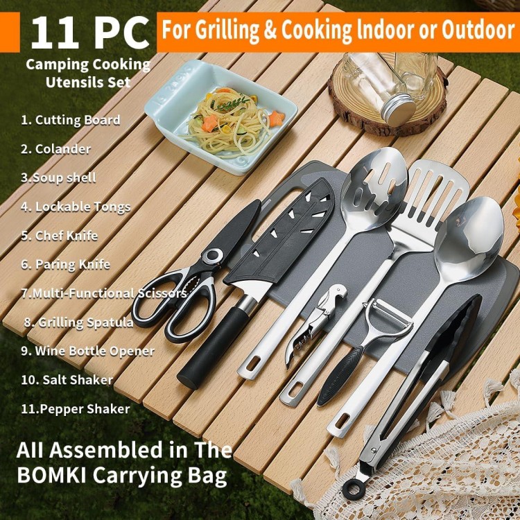 Camping Kitchen Cooking Utensil Set 10 Piece