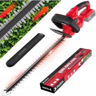 18v Battery (NO Battery), Cordless Electric Hedge Trimmer with Brushless Motor