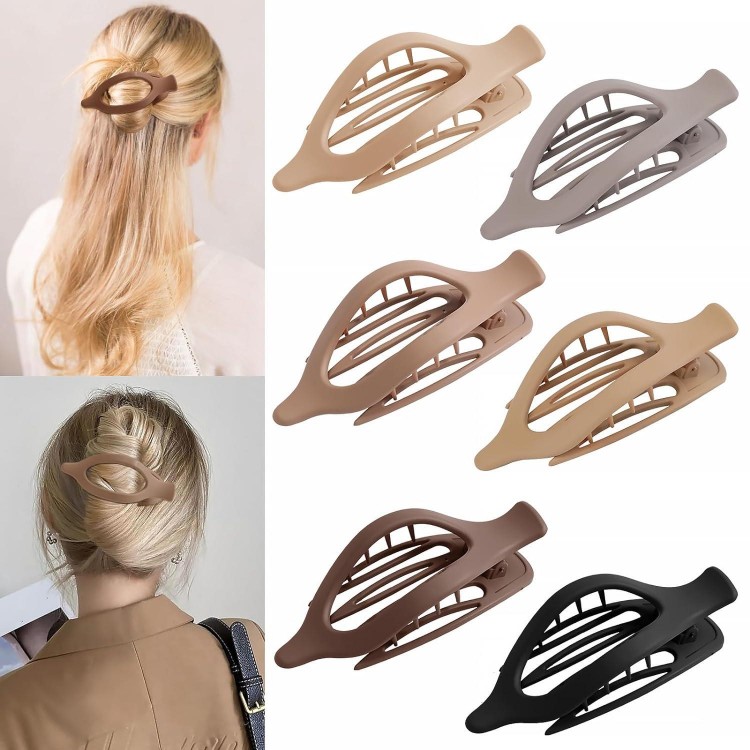 Curved Claw Clips for Women Girls,for Thick Thin Hair, Strong Hold