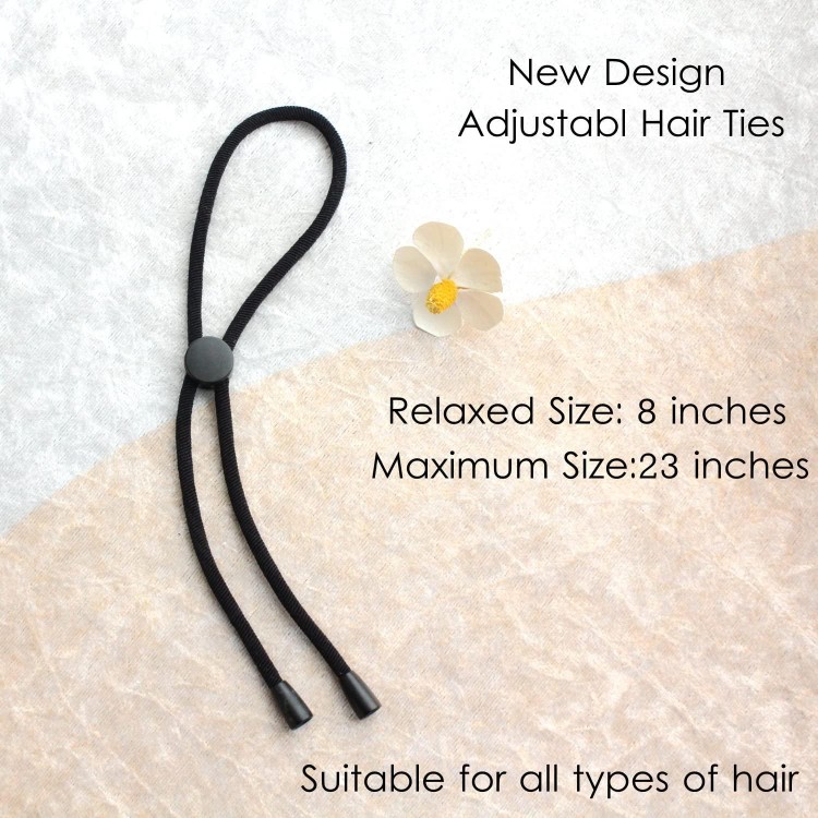 6PCS New Adjustable Hair Ties Long Headband