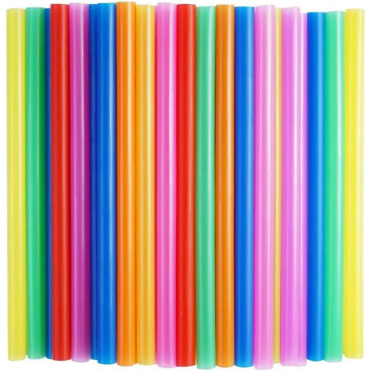 100 Pcs Jumbo Smoothie Straws