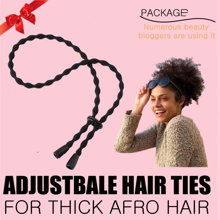 4PCS Adjustable hair Ties