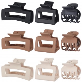 Medium Claw Clips Hair Clips for Women Rectangle Claw Clips for Thick Hair