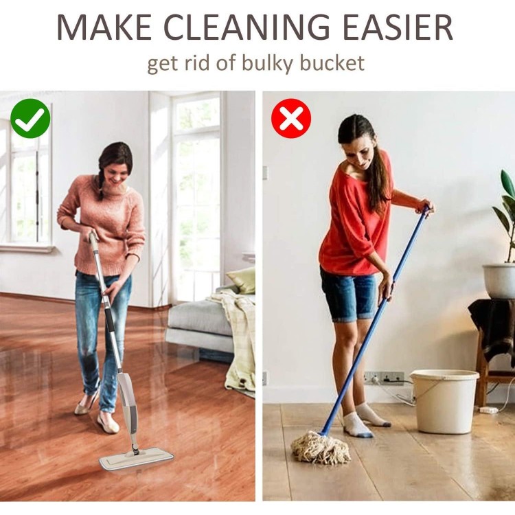 Microfiber Spray Mop For Floor Cleaning