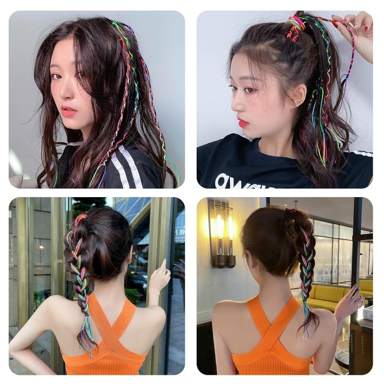 32Pcs Colorful Hair Wrap String