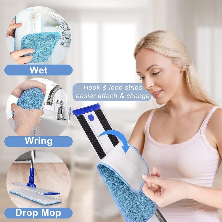 18" Professional Microfiber Mop Floor Cleaning System