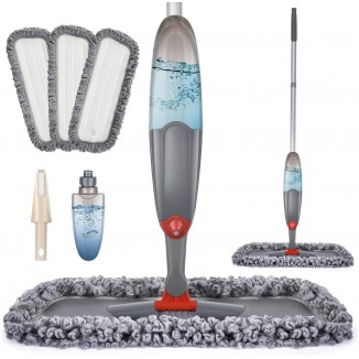 Spray Mop for Floor Cleaning, Gray