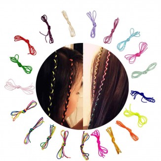 20pcs 39 DIY Colorful Hair Braiding Yarn