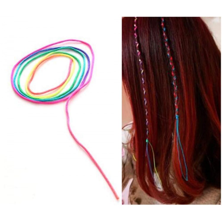 20pcs 39 DIY Colorful Hair Braiding Yarn