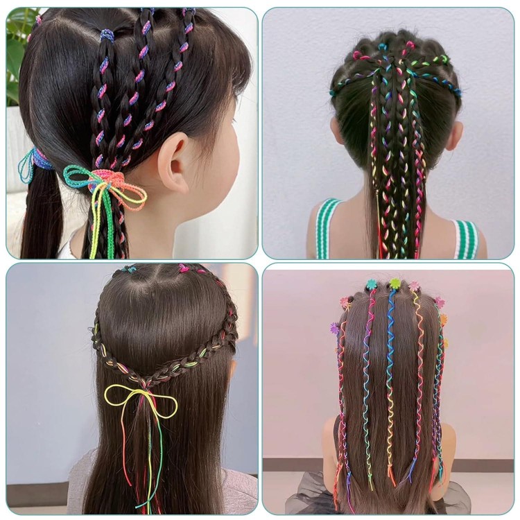 32Pcs Colorful Hair Strings