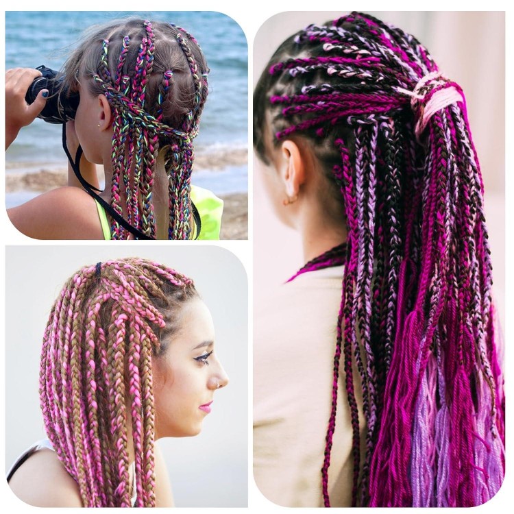 30Pcs Colorful Hair Wrap String