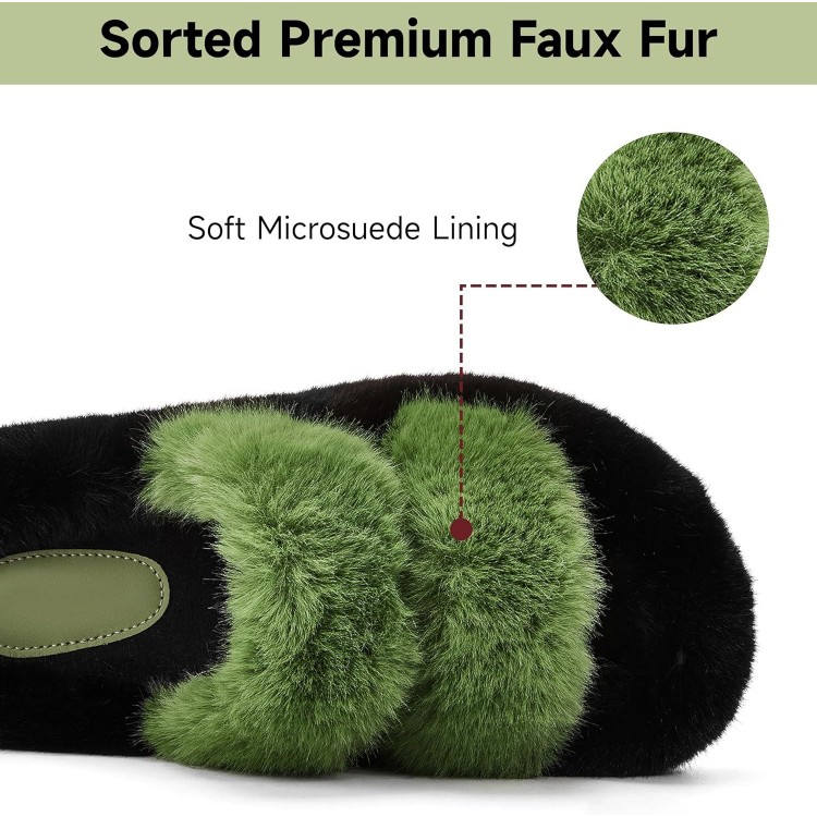 Women's Fuzzy Slippers Sandals