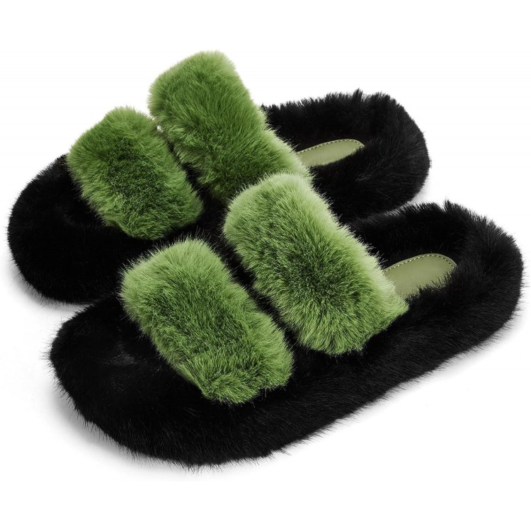 Women's Fuzzy Slippers Sandals