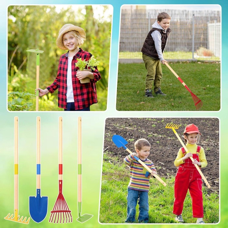 11 Pcs Gardening Tools Set,Gift for Boys Girls Outdoor Gardening