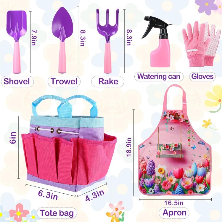 Kids Gardening Tool Set - Garden Tools for Kids Great Gifts