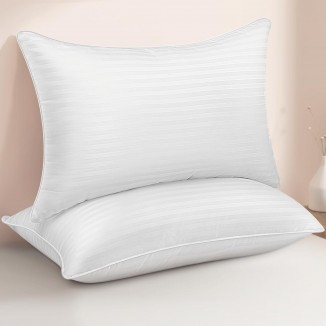 Queen Size Bed Pillows Set of 2 - Premium Down 