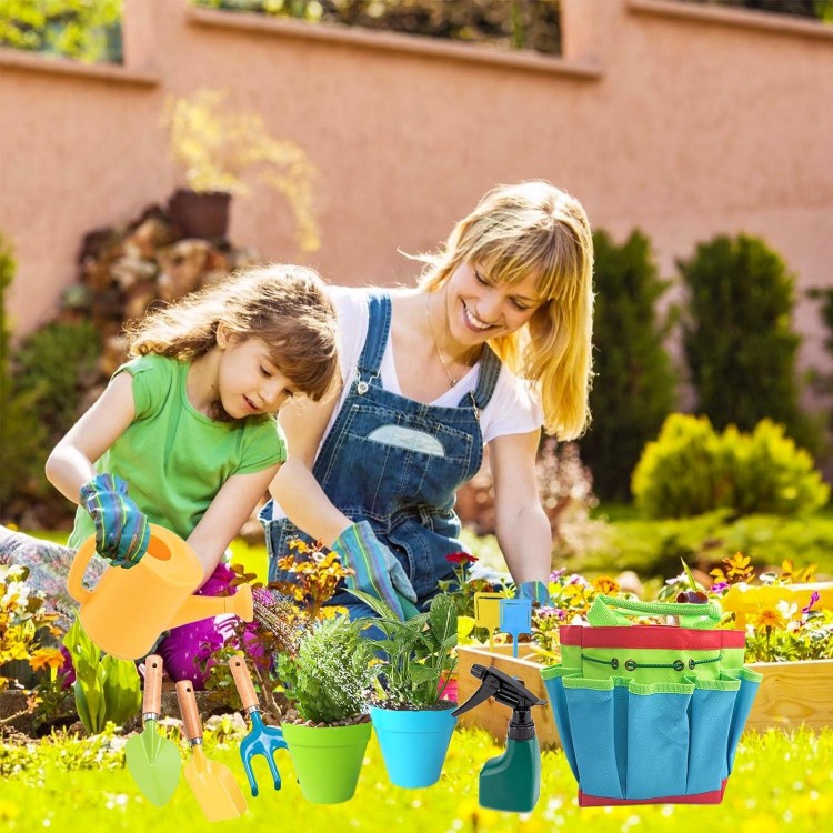 14PCS Kids Gardening Set,Toddler Gardening Tools,Best Gardening Gifts
