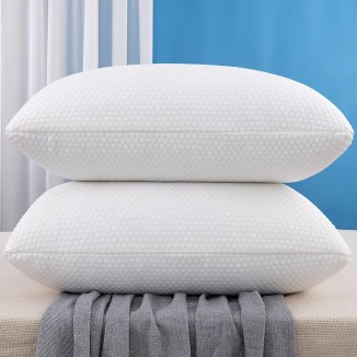 Standard Pillows Shredded Memory Foam Set of 2 Pack