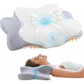 Cervical Pillow for Neck Pain Relief Ergonomic Contour