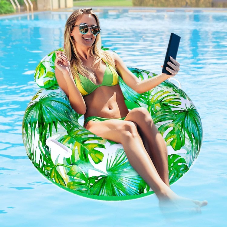 Pool Float for Adult, Adult Beach Floats,Inflatable Rafts Swimming Pool